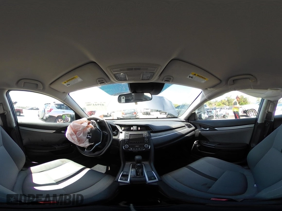 2019 Honda Civic Sedan LX with VIN 2HGFC2F64KH596741, listed as a IAAI auction lot 41944706 with 88,832 mi miles. Bid and sale history available at carsss.com. Image 18.