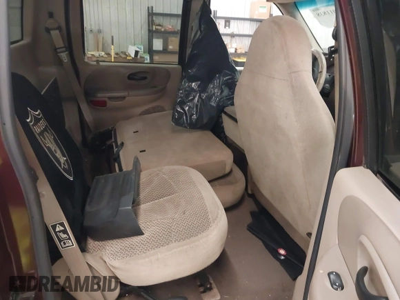 2001 Ford F-150 XLT with VIN 1FTRW08L51KE26356, listed as a IAAI auction lot 41011838 with Not provided miles and . Bid and sale history available at DreamBid. Image 8.