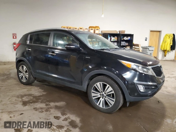 2015 Kia Sportage EX with VIN KNDPCCAC9F7727556, listed as a Copart auction lot 61541565 with Not provided miles and Salvage title. Bid and sale history available at DreamBid. Image 4.