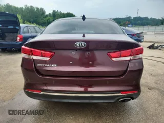 2016 Kia Optima LX with VIN 5XXGT4L31GG024108, listed as a Copart auction lot 60695765 with 92,417 mi miles and Salvage title. Bid and sale history available at DreamBid. Image 6.