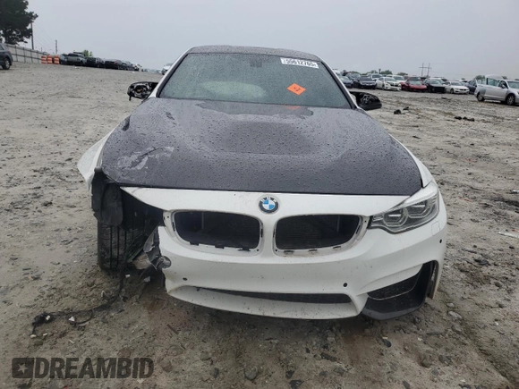 2015 BMW M4 with VIN WBS3R9C53FK334544, listed as a Copart auction lot 55612765 with 78,781 mi miles and Salvage title. Bid and sale history available at DreamBid. Image 5.