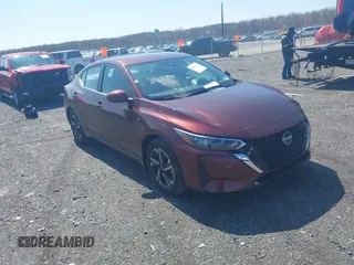 2024 Nissan Sentra SV with VIN 3N1AB8CV7RY318868, listed as a IAAI auction lot 41934731 with 10,284 mi miles and . Bid and sale history available at DreamBid. Image 1.