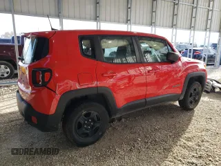 2018 Jeep Renegade Sport with VIN ZACCJBAB9JPH69257, listed as a Copart auction lot 47996115 with 94,740 mi miles and Salvage Title. Bid and sale history available at DreamBid. Image 3.