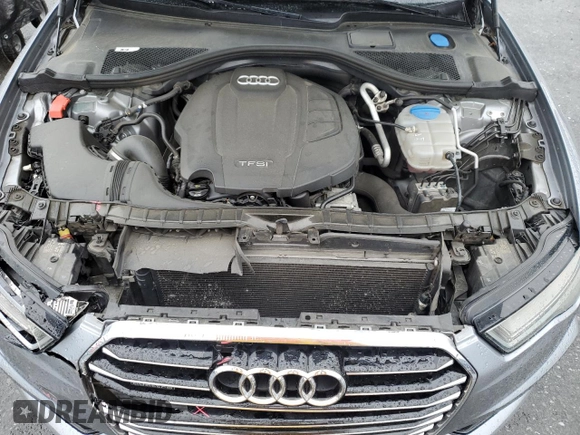 2017 Audi A6 Premium Plus with VIN WAUG8AFC8HN033595, listed as a Copart auction lot 57875005 with 89,026 mi miles and Salvage title. Bid and sale history available at DreamBid. Image 11.