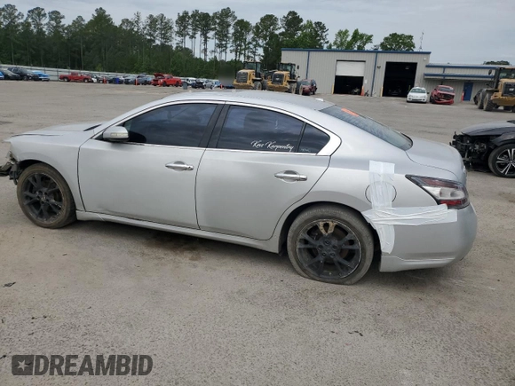 2012 Nissan Maxima SV z VIN 1N4AA5AP4CC858624, wystawiony jako Copart lot #54853025 z przebiegiem 155 708 mil mil oraz Szkoda całkowita • Salvage title. Historia ofert i sprzedaży dostępna na DreamBid. Obrazek 2.