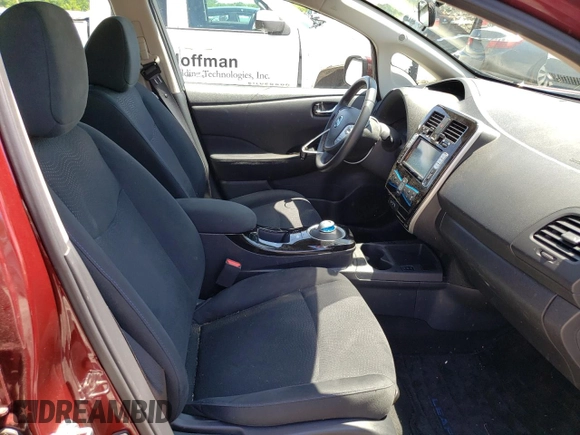 2017 Nissan LEAF SL with VIN 1N4BZ0CP1HC308754, listed as a Copart auction lot 51642173 with 45,957 mi miles. Bid and sale history available at carsss.com. Image 5.