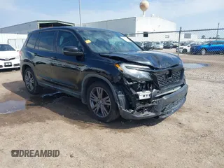 2019 Honda Passport EX-L with VIN 5FNYF7H59KB003011, listed as a IAAI auction lot 41563219 with 78,239 mi miles and . Bid and sale history available at carsss.com. Image 1.
