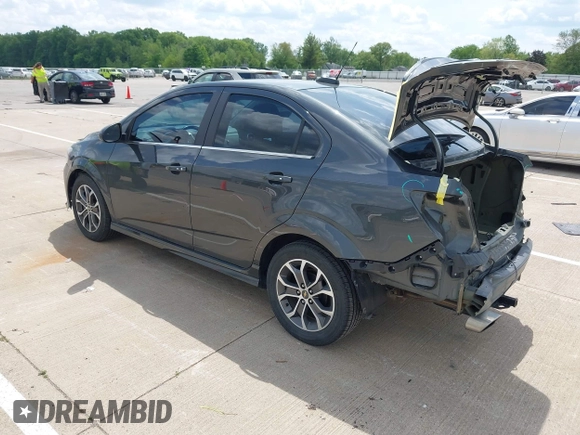 2017 Chevrolet Sonic LT with VIN 1G1JD5SG0H4165723, listed as a IAAI auction lot 42388906 with 73,850 mi miles and . Bid and sale history available at DreamBid. Image 3.