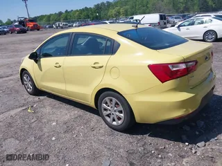 2016 Kia Rio LX with VIN KNADM4A37G6544196, listed as a IAAI auction lot 41998845 with 100,518 mi miles. Bid and sale history available at carsss.com. Image 3.