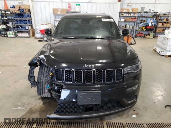 2019 Jeep Grand Cherokee Overland with VIN 1C4RJFCT8KC610341, listed as a Copart auction lot 83424454 with 57,356 mi miles and Salvage Title. Bid and sale history available at carsss.com. Image 5.