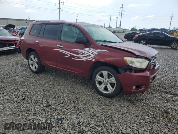 2010 Toyota Highlander Limited z VIN JTEDK3EH7A2152709, wystawiony jako Copart lot #65324325 z przebiegiem 167 807 mil mil oraz Szkoda całkowita • Salvage title. Historia ofert i sprzedaży dostępna na DreamBid. Obrazek 4.