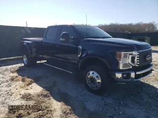 2022 Ford Super Duty F-450 DRW XL with VIN 1FT8W4DT9NEE32836, listed as a Copart auction lot 48166785 with 55,679 mi miles and Salvage Title. Bid and sale history available at carsss.com. Image 4.