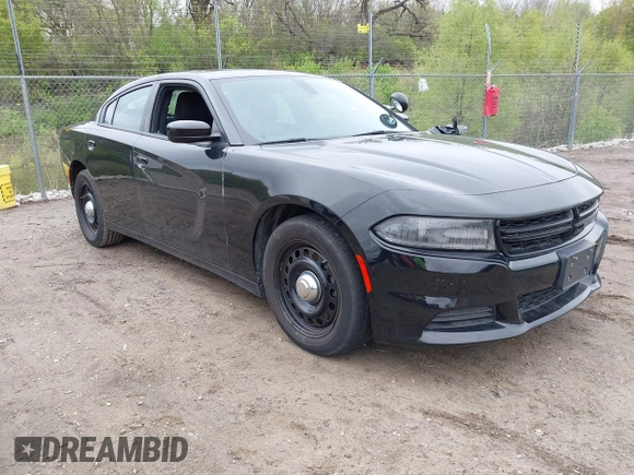 2019 Dodge Charger Police with VIN 2C3CDXKT8KH515011, listed as a IAAI auction lot 42184955 with 110,386 mi miles and . Bid and sale history available at DreamBid. Image 1.