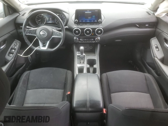 2021 Nissan Sentra SV with VIN 3N1AB8CV1MY280854, listed as a Copart auction lot 50666145 with 50,345 mi miles and Salvage Title. Bid and sale history available at DreamBid. Image 8.