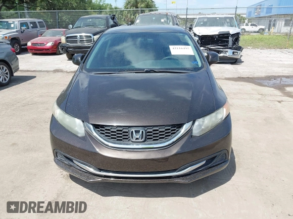 2013 Honda Civic LX with VIN 2HGFB2F54DH511717, listed as a IAAI auction lot 42116495 with 112,898 mi miles and . Bid and sale history available at DreamBid. Image 12.
