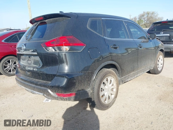 2017 Nissan Rogue SV with VIN KNMAT2MT9HP562445, listed as a IAAI auction lot 41817162 with 118,487 mi miles. Bid and sale history available at carsss.com. Image 4.