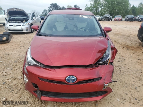 2016 Toyota Prius Four with VIN JTDKARFU8G3526003, listed as a Copart auction lot 52176035 with 146,516 mi miles and Salvage Title. Bid and sale history available at carsss.com. Image 5.
