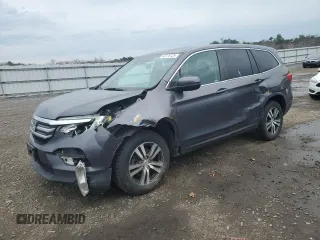 2018 Honda Pilot EX-L with VIN 5FNYF6H60JB018496, listed as a Copart auction lot 46778125 with 171,174 mi miles and Salvage title. Bid and sale history available at DreamBid. Image 1.