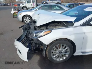 2015 Hyundai Sonata 2.4L Sport with VIN 5NPE34AF3FH035408, listed as a IAAI auction lot 41131154 with 107,308 mi miles. Bid and sale history available at carsss.com. Image 6.