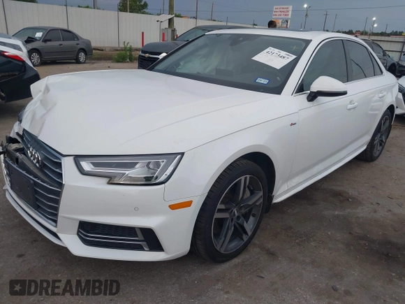 2017 Audi A4 Premium Plus with VIN WAUENAF48HN034366, listed as a IAAI auction lot 42173487 with 90,707 mi miles and . Bid and sale history available at DreamBid. Image 2.