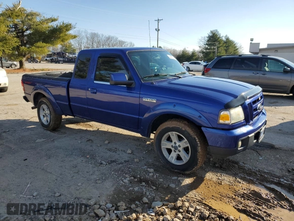 2006 Ford Ranger XL with VIN 1FTYR14U66PA46637, listed as a Copart auction lot 44488945 with 158,681 mi miles and Salvage Title. Bid and sale history available at DreamBid. Image 4.