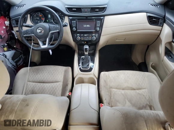 2017 Nissan Rogue SL with VIN JN8AT2MT3HW392254, listed as a Copart auction lot 51855645 with 168,069 mi miles and Salvage Title. Bid and sale history available at DreamBid. Image 8.