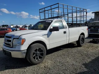 2014 Ford F-150 XL with VIN 1FTNF1CF1EKE27564, listed as a Copart auction lot 75857954 with 0 mi miles and Clean Title. Bid and sale history available at carsss.com. Image 1.