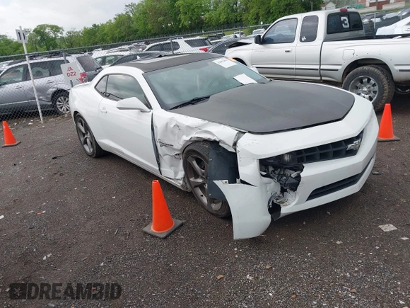 2013 Chevrolet Camaro LT with VIN 2G1FG1E34D9149742, listed as a IAAI auction lot 42082863 with 144,332 mi miles. Bid and sale history available at carsss.com. Image 1.