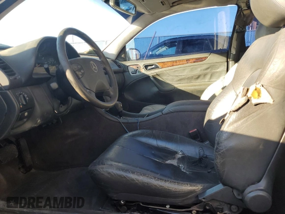 2002 Mercedes-Benz CLK 320/430 with VIN WDBLJ65G12T092383, listed as a Copart auction lot 82833494 with Not Provided miles and Salvage Title. Bid and sale history available at DreamBid. Image 7.