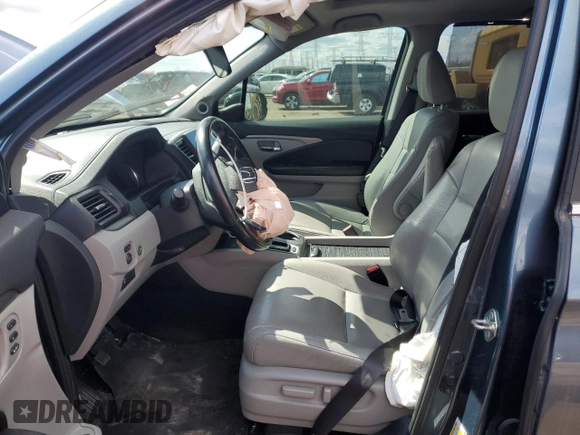 2019 Honda Pilot EX-L with VIN 5FNYF5H51KB042518, listed as a Copart auction lot 51809355 with 64,712 mi miles and Salvage Title. Bid and sale history available at DreamBid. Image 7.