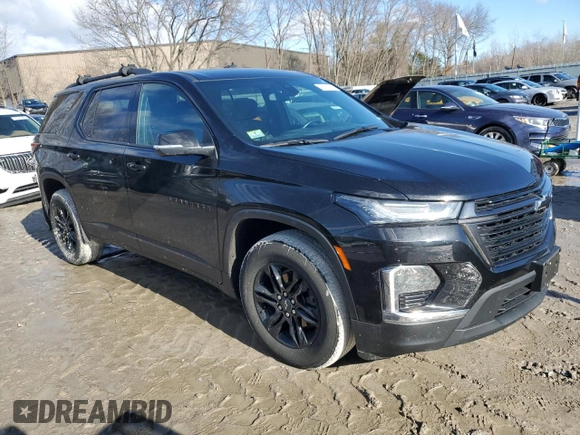 2022 Chevrolet Traverse LT Cloth with VIN 1GNEVGKW1NJ137331, listed as a Copart auction lot 46628215 with 28,137 mi miles and Salvage Title. Bid and sale history available at carsss.com. Image 4.