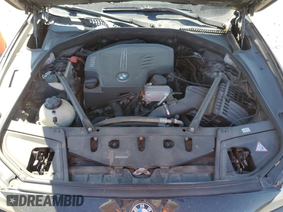 2013 BMW 5 Series 528i with VIN WBAXG5C50DDY34831, listed as a Copart auction lot 50034665 with 192,146 mi miles and Salvage Title. Bid and sale history available at carsss.com. Image 11.