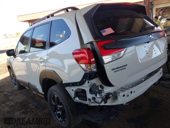 2022 Subaru Forester Wilderness with VIN JF2SKAMC3NH401355, listed as a IAAI auction lot 42510482 with 58,279 mi miles and . Bid and sale history available at DreamBid. Image 20.