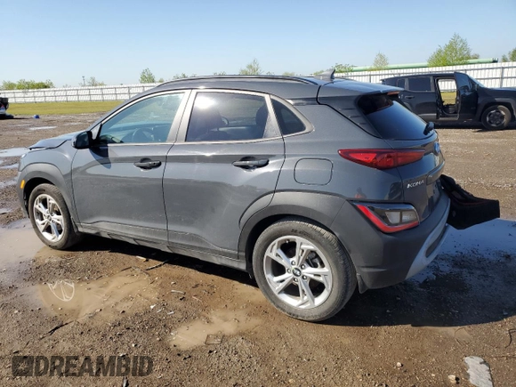 2023 Hyundai Kona SEL with VIN KM8K62AB5PU982920, listed as a Copart auction lot 50198635 with 14,550 mi miles and Salvage Title. Bid and sale history available at DreamBid. Image 2.