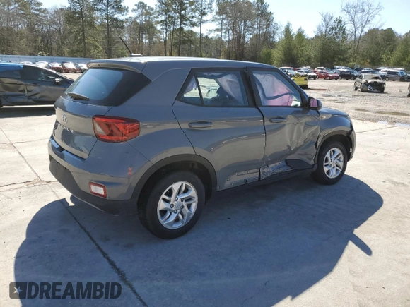 2023 Hyundai Venue SE with VIN KMHRB8A33PU219252, listed as a Copart auction lot 48568895 with 40,941 mi miles and Salvage Title. Bid and sale history available at DreamBid. Image 3.