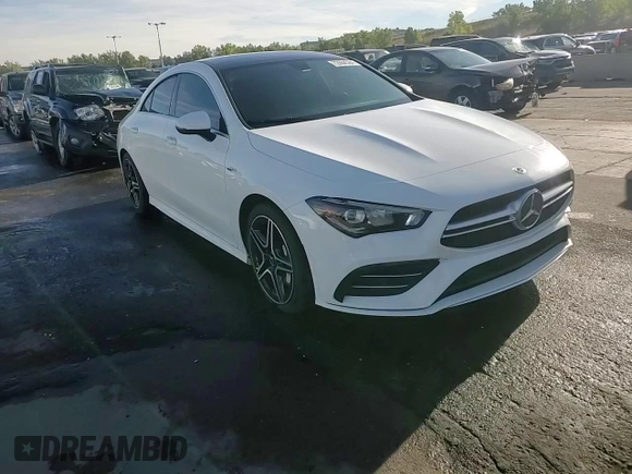 2022 Mercedes-Benz CLA 35 AMG with VIN W1K5J5BB1NN297150, listed as a Copart auction lot 72604584 with 45,594 mi miles and Salvage Title. Bid and sale history available at DreamBid. Image 13.