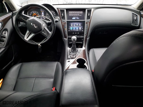 2018 Infiniti Q50 3.0t SPORT with VIN JN1EV7ARXJM440074, listed as a Copart auction lot 43440865 with NaN miles and Salvage Title. Bid and sale history available at carsss.com. Image 8.