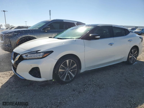 2020 Nissan Maxima SL with VIN 1N4AA6DV1LC383692, listed as a Copart auction lot 75894724 with 81,513 mi miles and Non Repairable. Bid and sale history available at carsss.com. Image 1.
