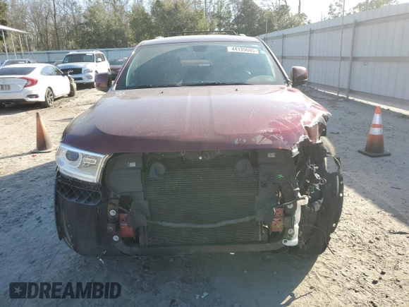 2019 Dodge Durango SXT Plus with VIN 1C4RDHAG3KC836330, listed as a Copart auction lot 44139605 with 49,588 mi miles and Salvage Title. Bid and sale history available at DreamBid. Image 5.