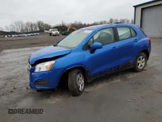 2016 Chevrolet Trax LS with VIN KL7CJNSB8GB749159, listed as a Copart auction lot 51524525 with 0 mi miles and Salvage Title. Bid and sale history available at carsss.com. Image 1.