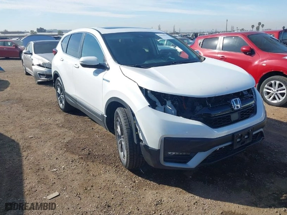 2022 Honda CR-V Hybrid EX with VIN 5J6RT6H52NL044177, listed as a IAAI auction lot 41621933 with 29,518 mi miles. Bid and sale history available at carsss.com. Image 1.