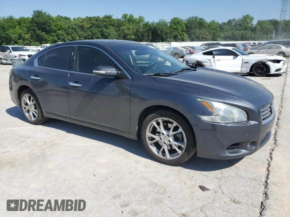 2012 Nissan Maxima SV with VIN 1N4AA5AP6CC860178, listed as a Copart auction lot 57083185 with 89,285 mi miles and Salvage title. Bid and sale history available at DreamBid. Image 4.