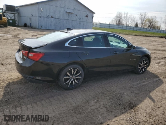2018 Chevrolet Malibu LT with VIN 1G1ZD5ST5JF162813, listed as a Copart auction lot 52797375 with 75,024 mi miles and Clean Title. Bid and sale history available at carsss.com. Image 3.