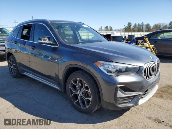 2021 BMW X1 xDrive28i with VIN WBXJG9C05M5S44903, listed as a Copart auction lot 48245275 with 49,897 mi miles and Salvage Title. Bid and sale history available at carsss.com. Image 4.