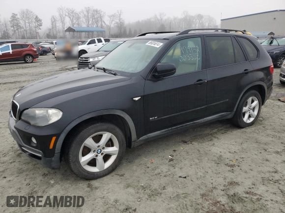 2008 BMW X5 3.0si with VIN 5UXFE43538L003333, listed as a Copart auction lot 86924614 with 144,860 mi miles and Clean Title. Bid and sale history available at carsss.com. Image 1.