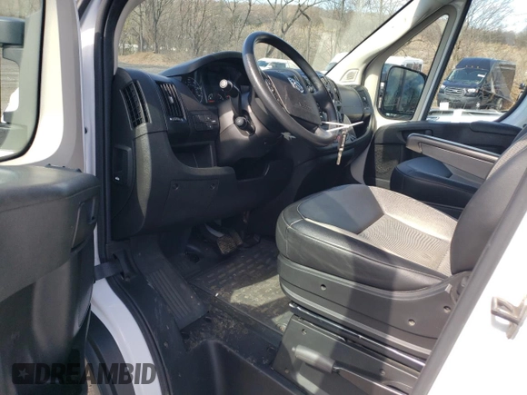 2021 Ram ProMaster Cargo with VIN 3C6LRVVG6ME554234, listed as a Copart auction lot 51424815 with 74,691 mi miles and Salvage Title. Bid and sale history available at DreamBid. Image 8.