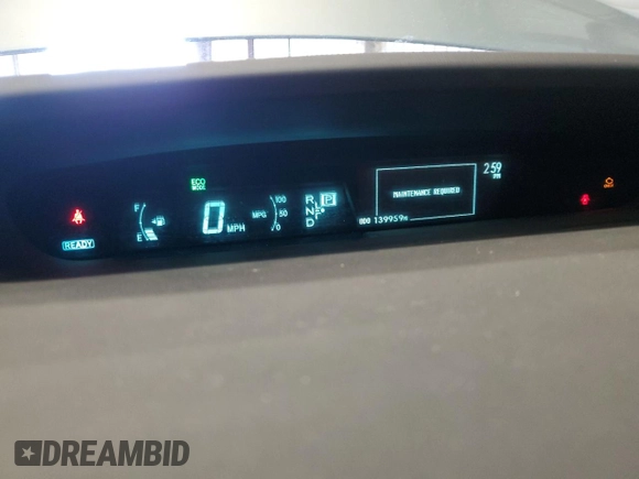 2014 Toyota Prius Four z VIN JTDKN3DU8E1756024, wystawiony jako Copart lot #51063645 z przebiegiem 139 959 mil mil oraz Szkoda całkowita • Salvage title. Historia ofert i sprzedaży dostępna na DreamBid. Obrazek 9.
