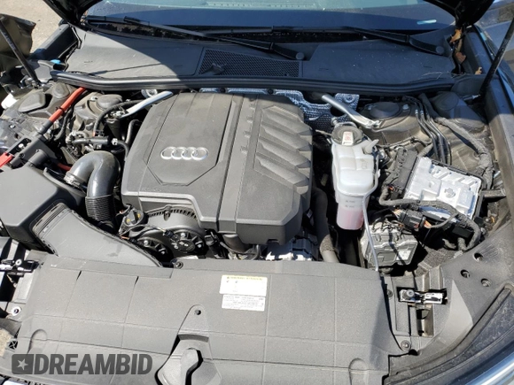 2024 Audi A6 Premium Plus with VIN WAUE3BF20RN042781, listed as a Copart auction lot 54165785 with 17,440 mi miles and Salvage Title. Bid and sale history available at DreamBid. Image 11.