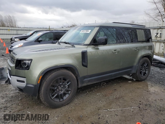 2024 Land Rover Defender S with VIN SALEJ7EX9R2343479, listed as a Copart auction lot 84972984 with 3,124 mi miles and Salvage title. Bid and sale history available at DreamBid. Image 1.