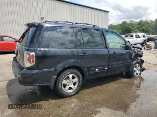 2006 Honda Pilot EX-L with VIN 2HKYF18536H554183, listed as a Copart auction lot 54327565 with 260,871 mi miles and Salvage Title. Bid and sale history available at DreamBid. Image 3.